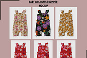 Baby Girl Ruffle Romper Mockup, a Shirt Mockup by Nora Gad (Thumbnail 15 of 21)