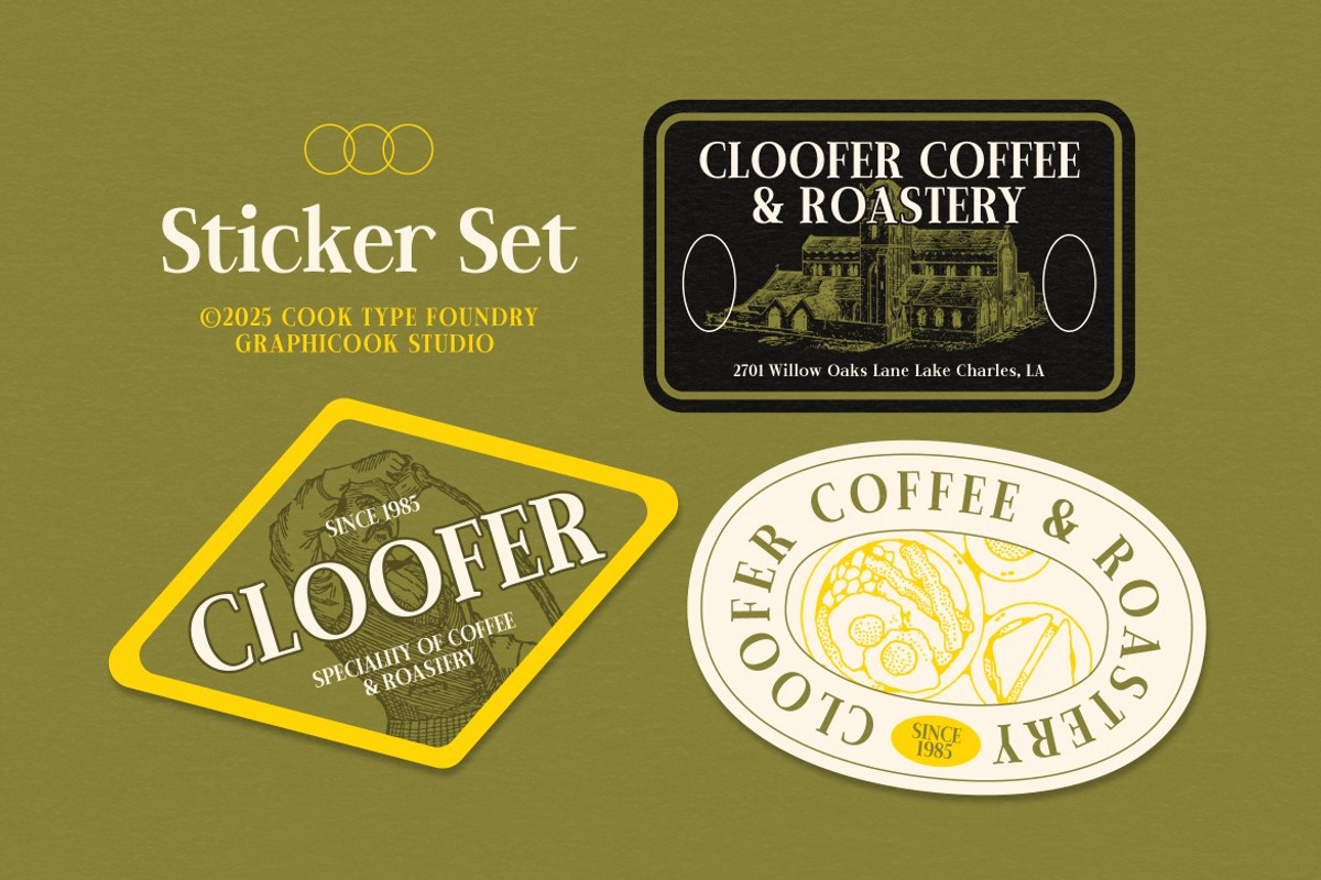 Cloofer, a Serif Font by graphicook (Photo 8 of 10)