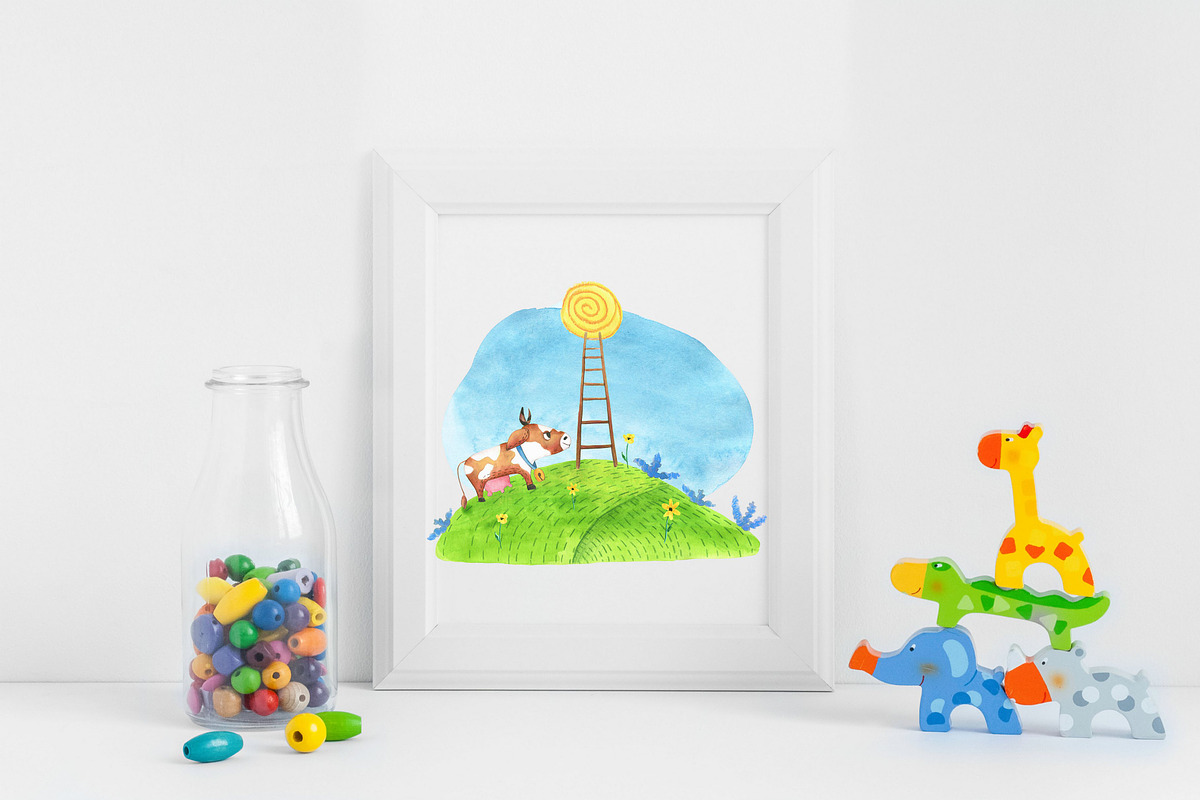 Mountain Meadows - watercolor set, an Object Graphic by Satika (Photo 15 of 15)