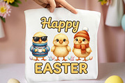 Whimsical Happy Easter PNG, an Illustration by DreamArtGraphic (Thumbnail 3 of 4)