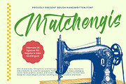 Matchengis Brush Handwritten Font, a Script Font by stylishtype.co (Thumbnail 1 of 20)