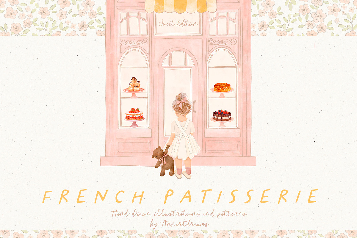 FRENCH PATISSERIE, a Food Illustration by annartdreams (Photo 1 of 10)