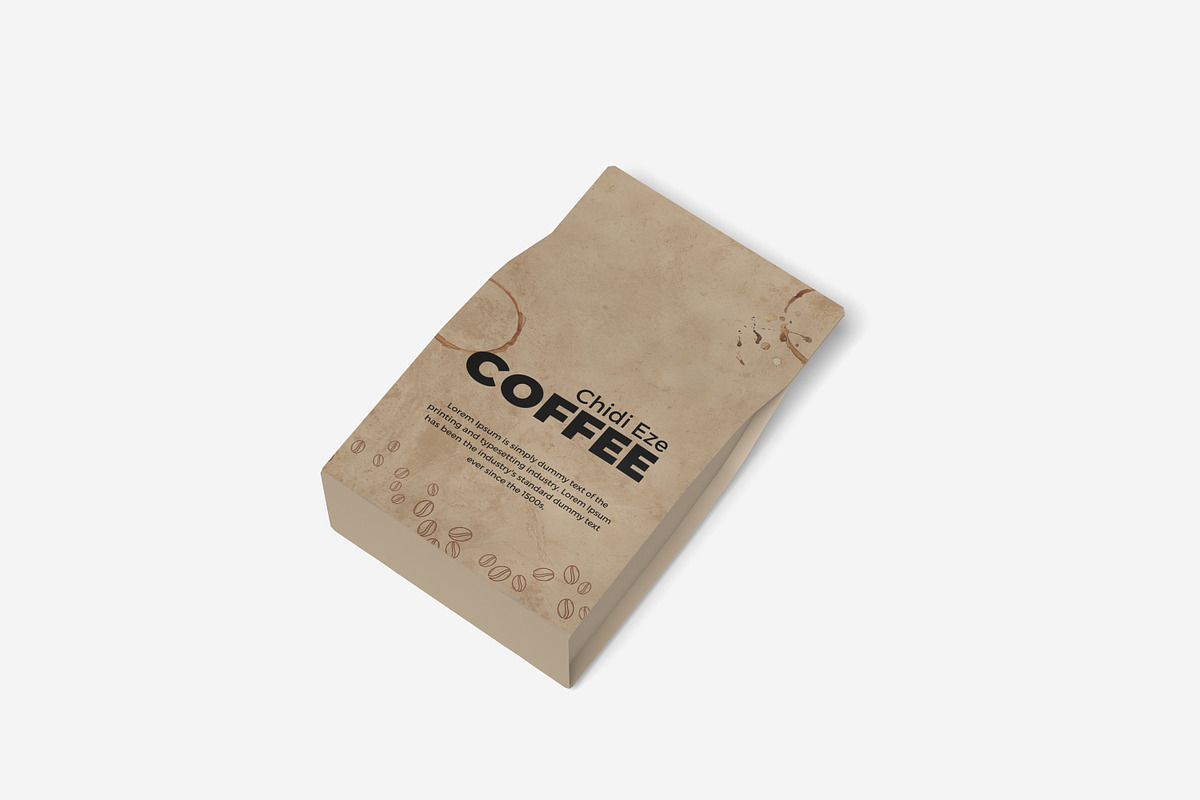 Coffee Pouch Mockup, a Merchandise Mockup by ulfatunnazira (Photo 4 of 6)
