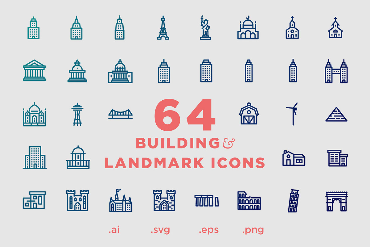 Building & Landmark Icons - 64, an Icon by Gummy Blair (Photo 1 of 2)