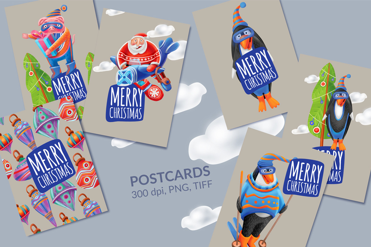 SANTA. Christmas, a Graphic by Olha Kalyta (Photo 6 of 8)