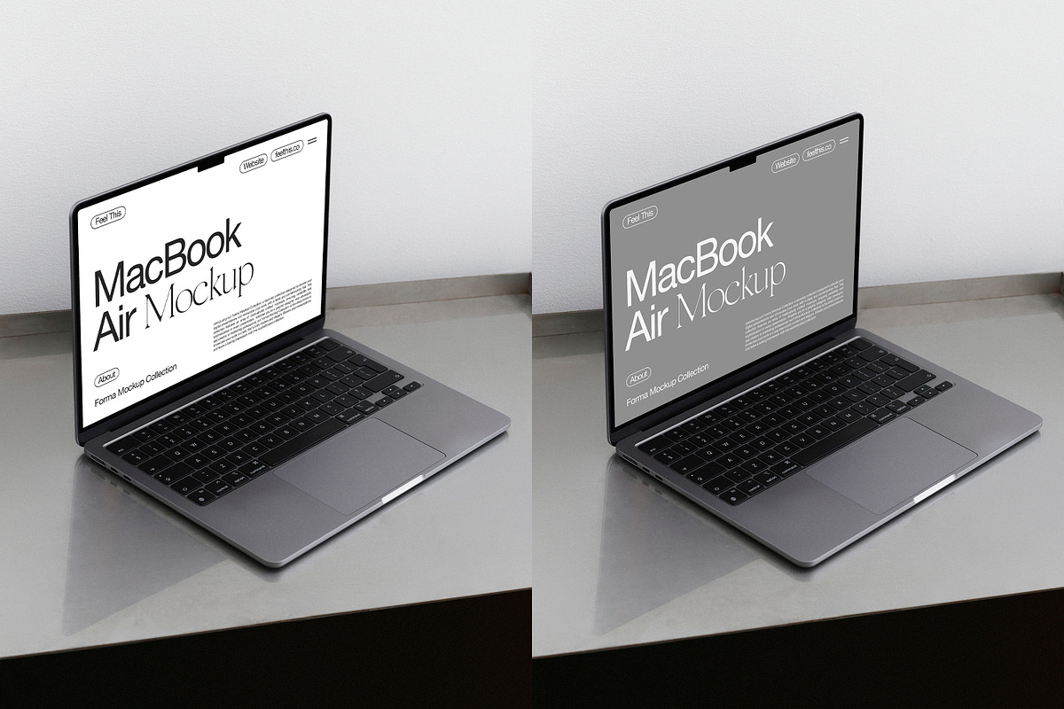 MacBook Air Mockup PSD, a Mac Mockup by Feel This (Photo 3 of 3)