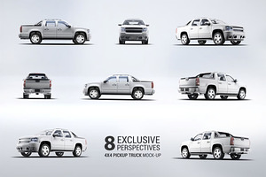4X4 Pickup Truck Mock-Up, a Product Mockup by Hubzway