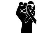 Cancer Awareness Silhouette Set, a Healthcare Illustration by Designer_Momina (Thumbnail 14 of 24)