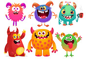Choco Chompers - 6 Cute Monsters, a Decorative Illustration by D R A W K M A N (Thumbnail 9 of 9)