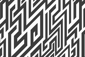 Monochrome Maze Patterns