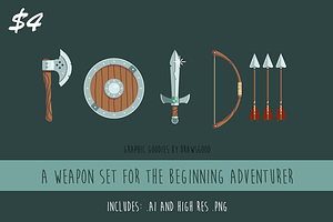 A vector weapon pack for beginners