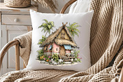 Whimsical Beach Hut Clipart, an Illustration by OK Design (Thumbnail 4 of 6)