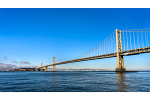 San Francisco-Oakland Bay Bridge, an Architecture Photo by Leonid Andronov