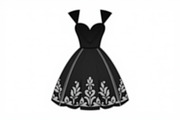 Luxury Dress Clipart Set, an Illustration by hafijul (Thumbnail 20 of 21)