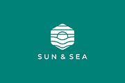 Sun and Sea Logo Vector Illustration, a Branding & Logo Template by yopie (Thumbnail 2 of 3)