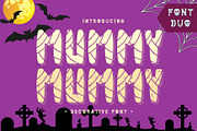 Mummy - Decorative font, a Sans Serif Font by Brown Cupple (Thumbnail 1 of 9)