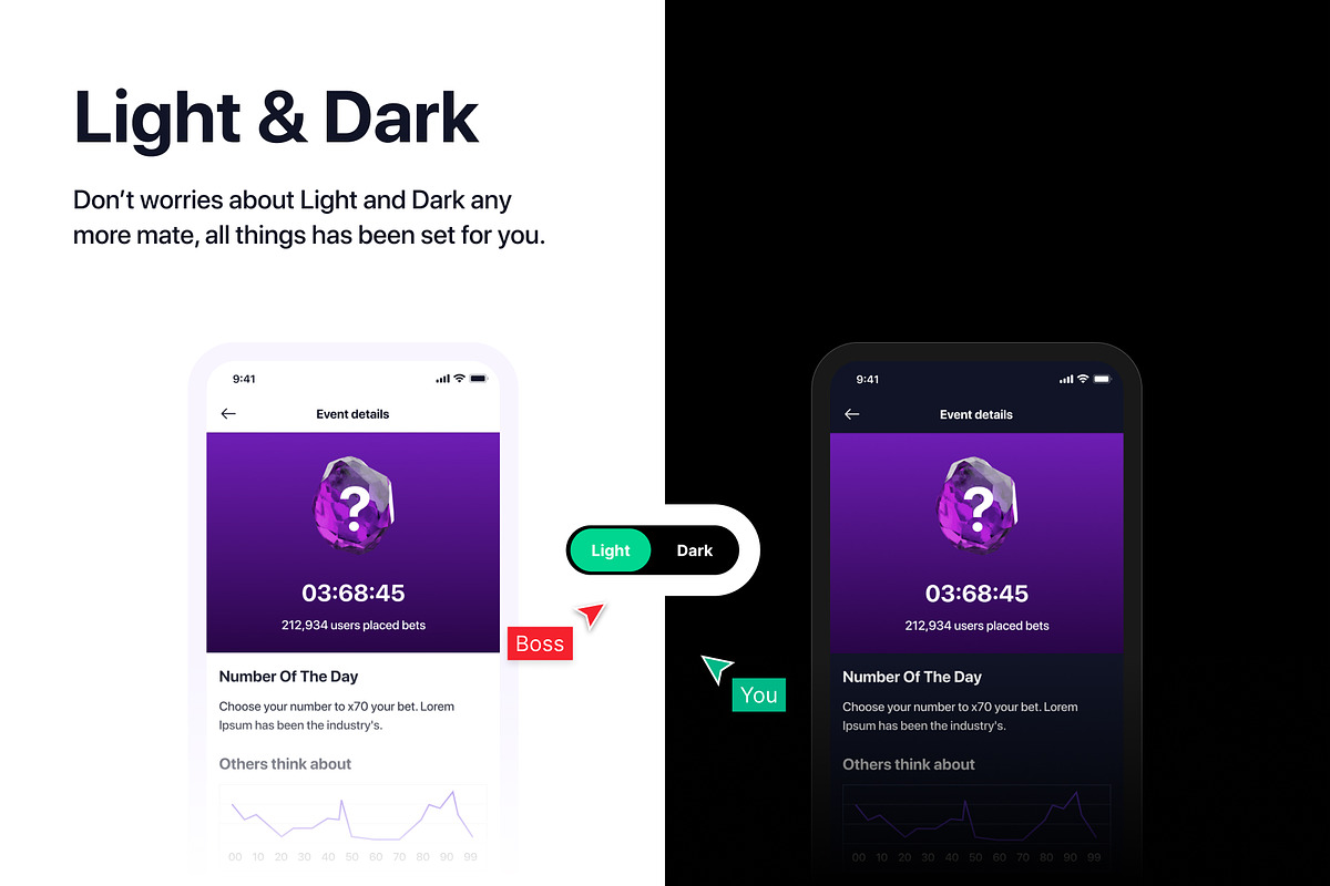OneBet - Sports Bets UI Kit App, an UI Kit Template by sythongnguyen777 (Photo 4 of 7)