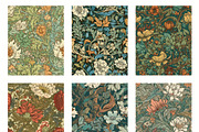 Seamless pattern with flowers, an Illustration by Pundateam (Thumbnail 4 of 5)