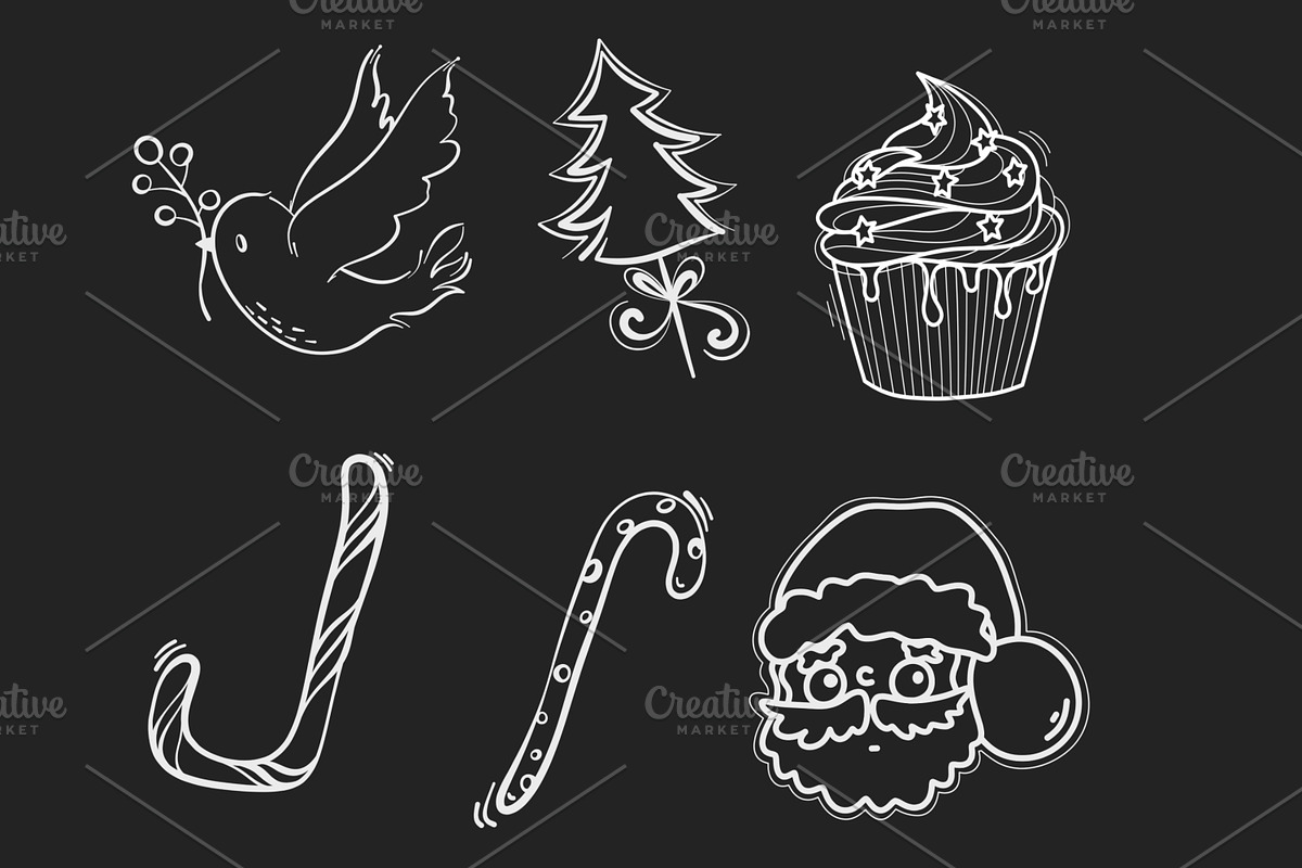 Doodle Christmas Brushes, Procreate., a Brush Add-On by Lucrumplus (Photo 4 of 4)
