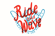 Ride The Wave, an Illustration by hand draw (Thumbnail 1 of 3)