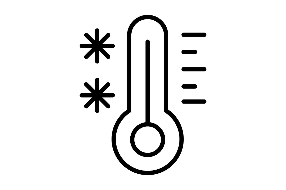 Cold Line Icon, an Icon by Pexelpy