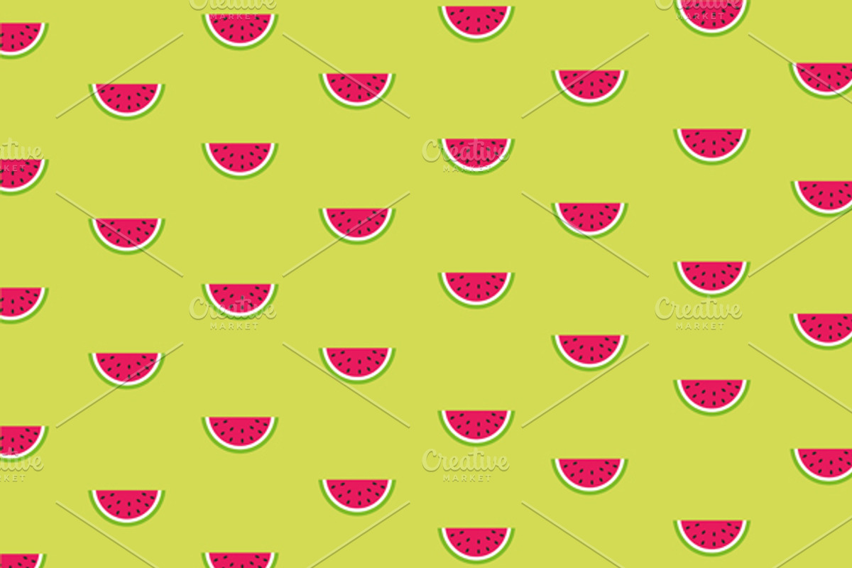 Summer fruit backgrounds pack, a Pattern Graphic by María Arencibia (Photo 3 of 7)