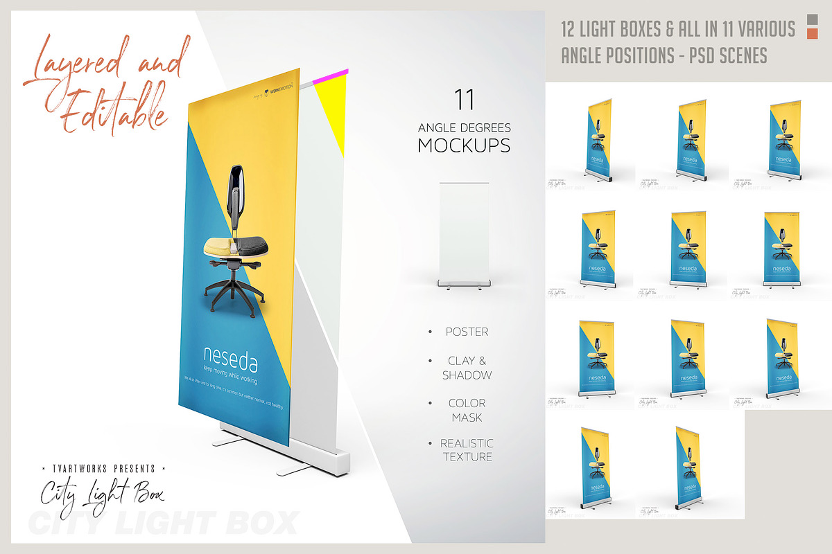 Light Board - 123 Mockups & 6 Scenes, a Mockup by TVartworks (Photo 25 of 27)