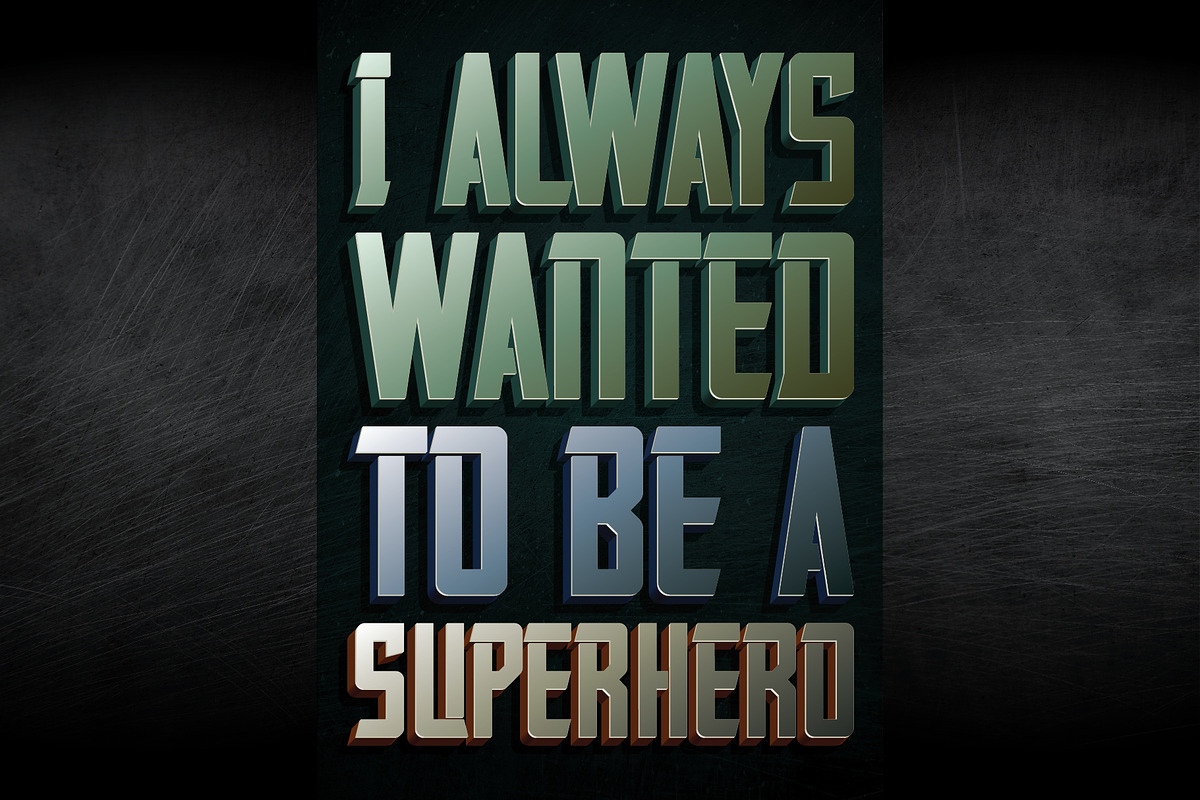 Avenger label typeface preview 4
