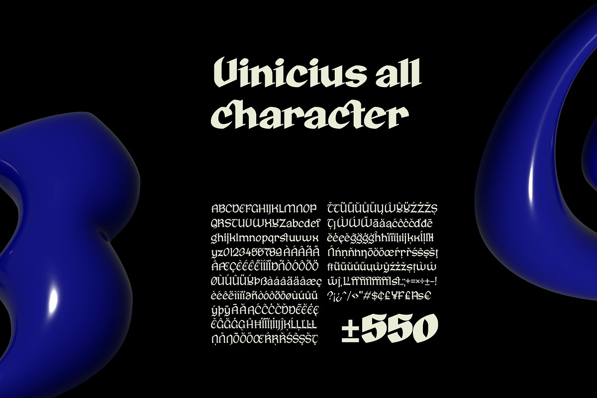 Vinicius - Gothic Inspire Typefamily, a Serif Font by Jehoo Creative (Photo 8 of 12)
