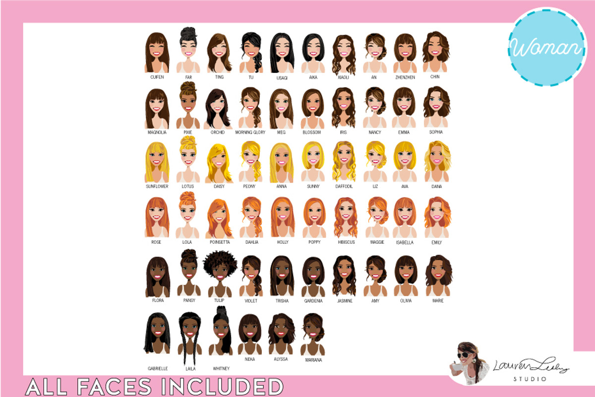 Business Woman | Vector Bundle, a Person Illustration by Lauren Lesley Studio (Photo 2 of 6)