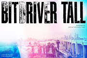 Bitdriver TALL - OpenType SVG Font, a Sans Serif Font by DriverDesign (Thumbnail 1 of 10)