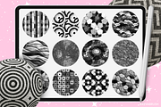 Procreate Mosaic texture brushes, a Brush Add-On by Revabrush (Thumbnail 4 of 7)