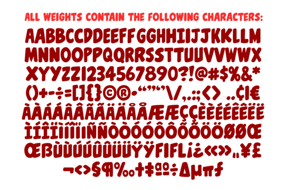 Belly Laugh - lively fun happy fonts preview 4