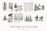 Winter Woodland, an Animal Illustration by PeDe Designs (Thumbnail 6 of 8)