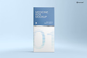 Standing Pharmaceutical Box Mockup, a Packaging Mockup by Ram Studio LLC (Thumbnail 4 of 12)