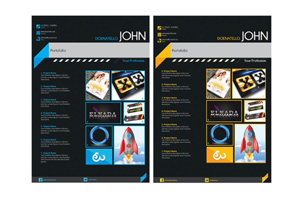 Modern CV & Resume, a Resume Template by Micro Designs (Photo 4 of 4)
