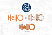 Hello Guys Layered Font, a Sans Serif Font by khurasan (Thumbnail 4 of 7)