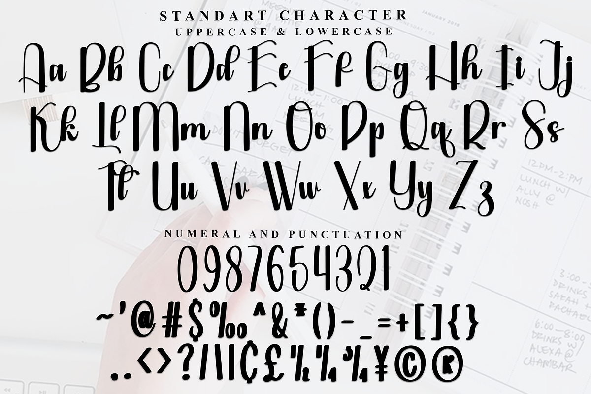 Writing Paragraph, a Handwritten Font by InermediaSTUDIO (Photo 5 of 8)