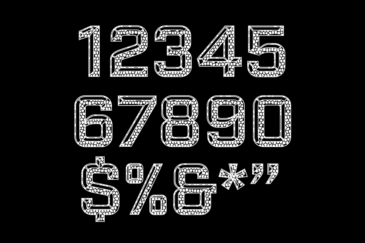 Industrial Pattern Text Effect preview 2
