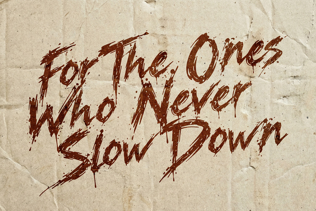 Huntwakes Midnight Slash Grunge font, a Handwritten Font by HypeWorksCo (Photo 11 of 15)