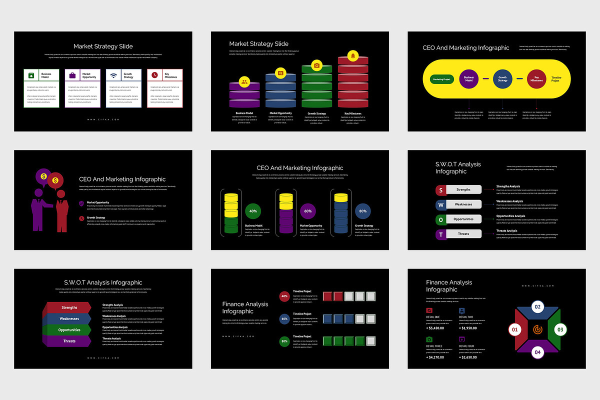 Cifka : Infographic Keynote, a Presentation Template by Punkl Camp (Photo 4 of 9)