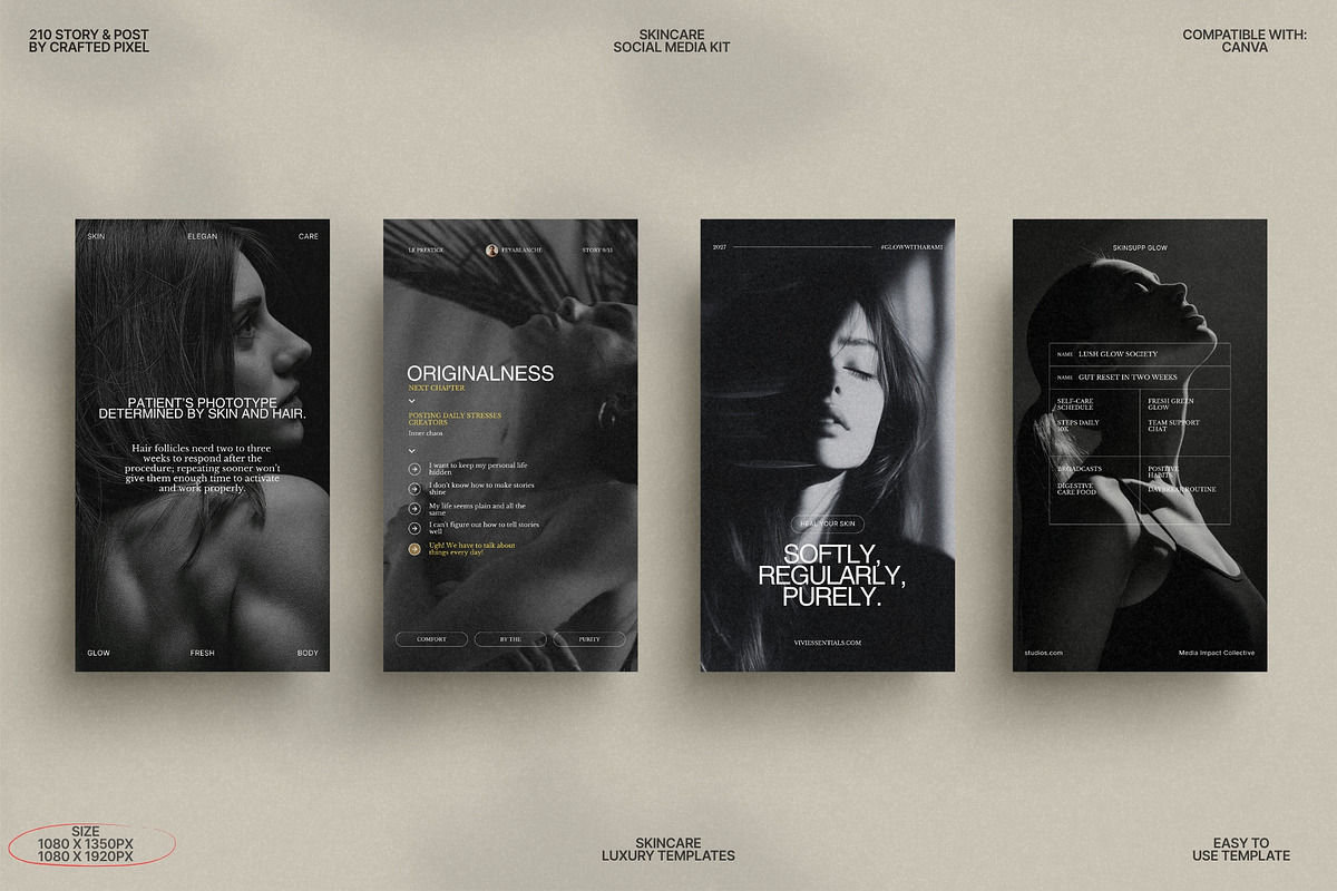 Soft Skincare Story & Post Set preview 5