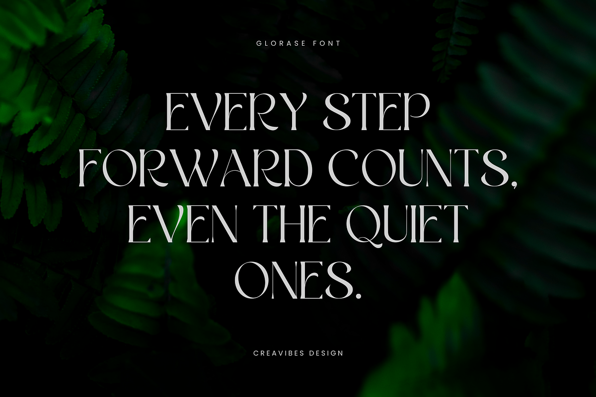 Glorase - Serif Font, a Serif Font by Creavibes Design (Photo 9 of 16)