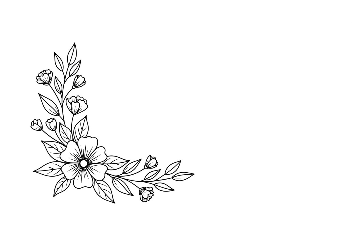 Floral Corner Ornament Clipart Bundl, an Illustration by Creativeshirt (Photo 46 of 48)