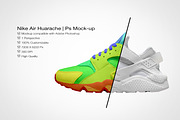 Nike Air Huarache | Photoshop Mockup, a Product Mockup by sophiesconcepts (Thumbnail 1 of 2)