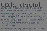 C&lc Uncial: caps & lowercase, a Script Font by Radiqx Press (Thumbnail 2 of 3)