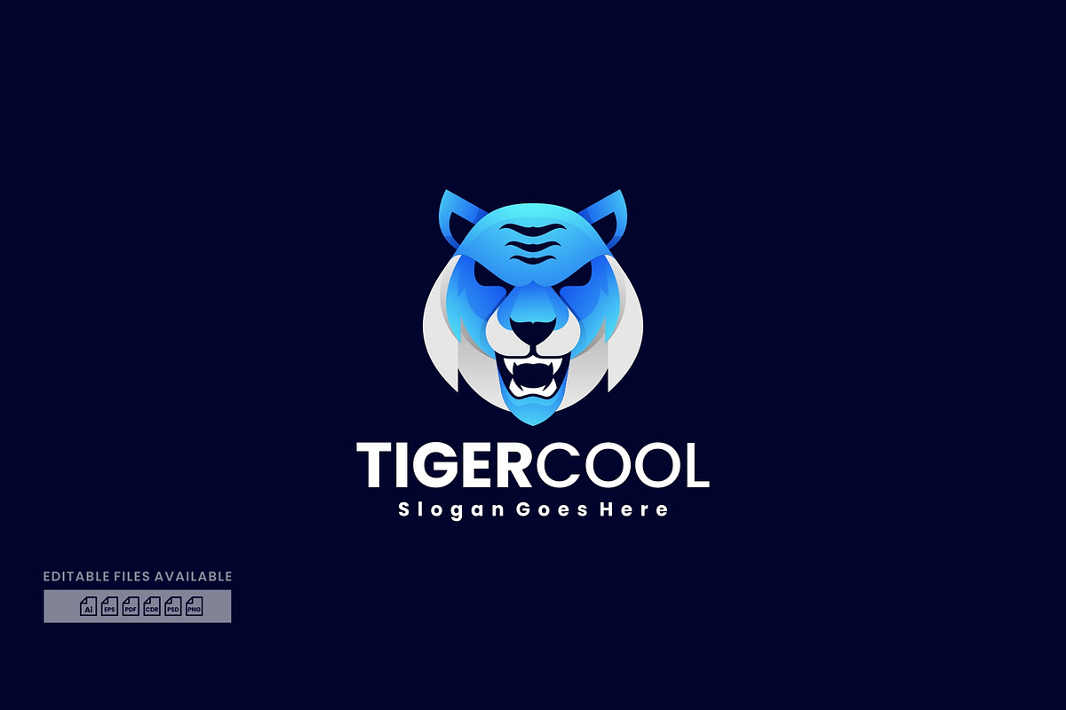 Tiger Cool Gradient Colorful Logo, a Branding & Logo Template by ivan_artnivora