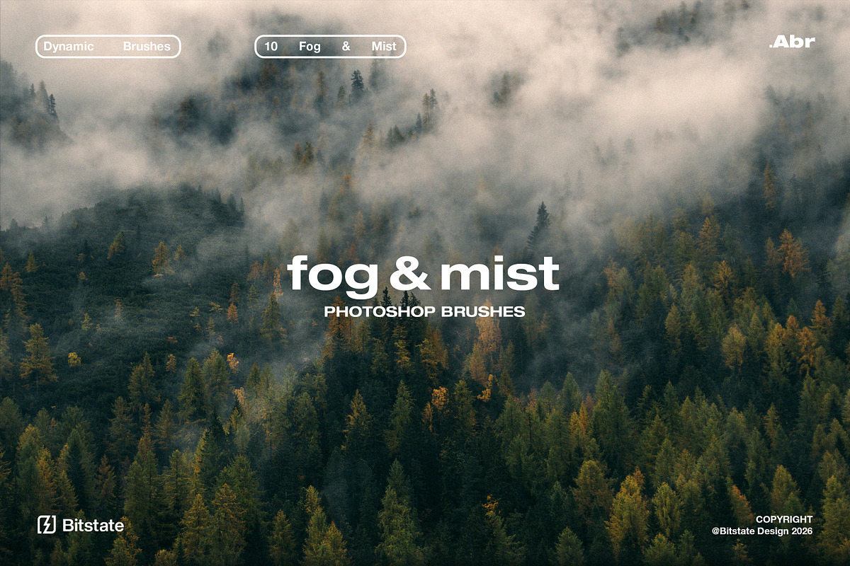 Fog & Mist - Photoshop Brushes, a Brush Add-On by Bitstate Design (Photo 1 of 4)