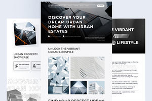 Real Estate Landing Page UI Kit