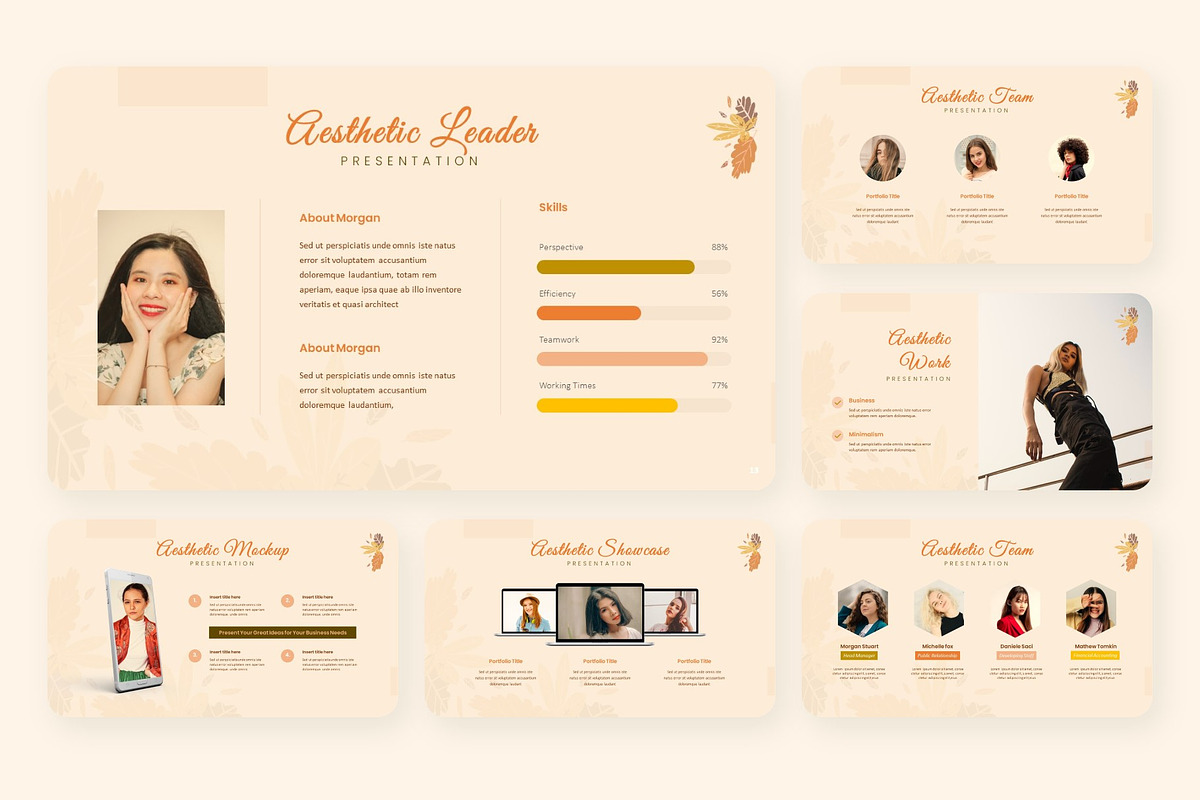 Aesthetic Powerpoint, a Presentation Template by NecrolitSlide (Photo 4 of 12)